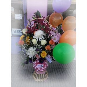 Canasto Grande con Globos