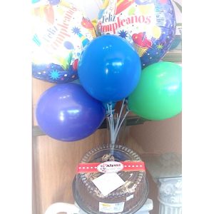 Postre y Globos