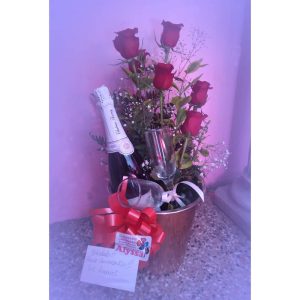 Rosas en Champagnera