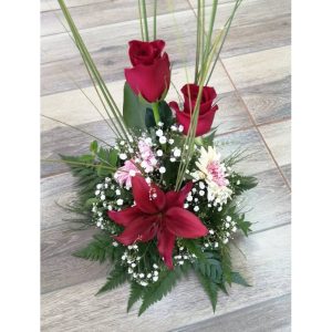 Rosas, Gerberas y Lilium