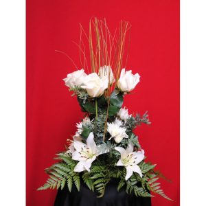 Rosas Y Liliums para Torta