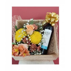 Vino y Flores Naturales